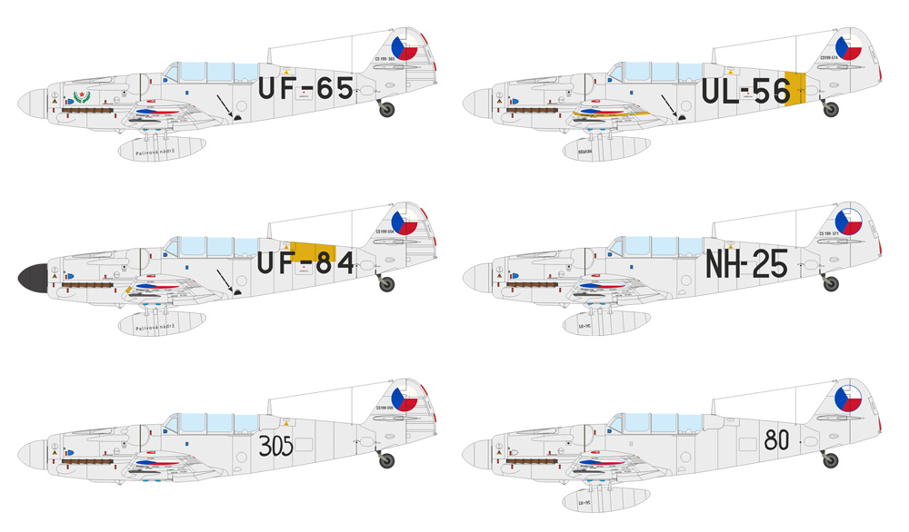 アビア CS-199 複座練習機 プラモデル (エデュアルド 1/72 プロフィパック No.70153) 商品画像_3