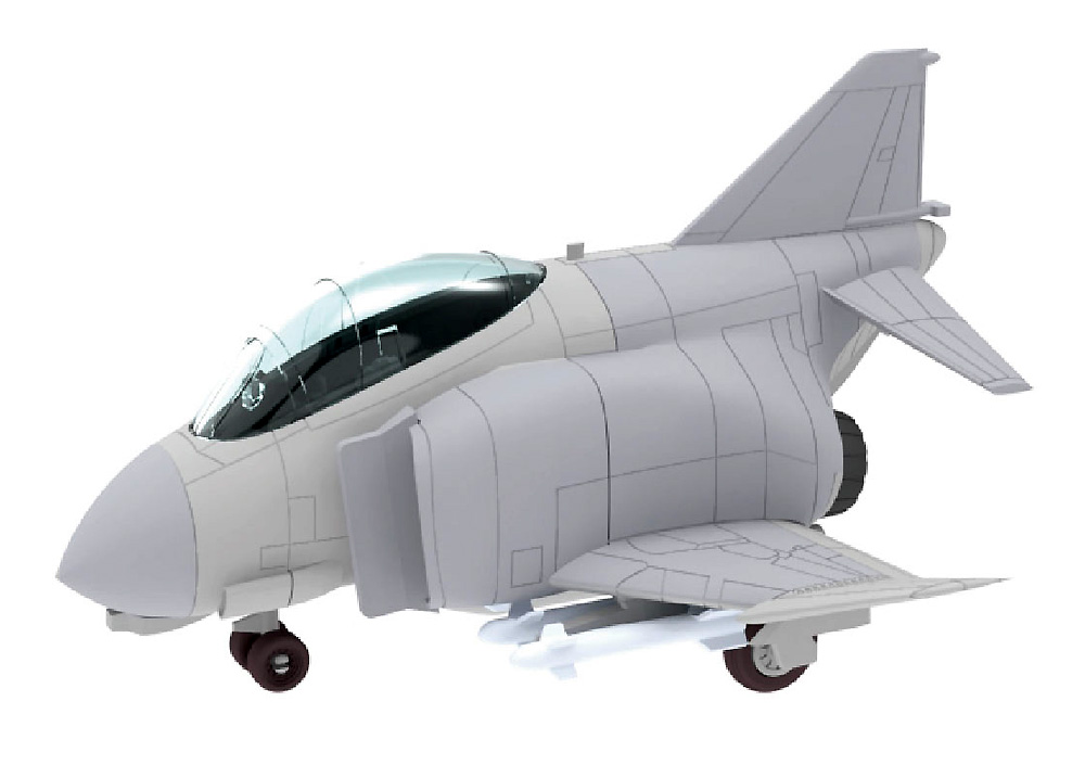 F-4J ファントム 2 アメリカ海軍 VF-84 ジョリーロジャーズ プラモデル (フリーダムモデル コンパクトシリーズ No.162070) 商品画像_2