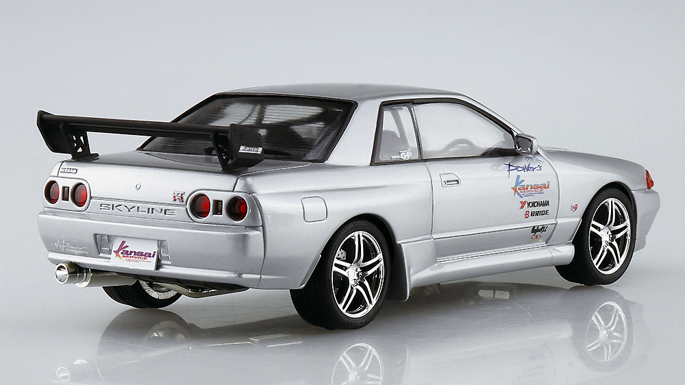 HKS 関西 BNR32 スカイライン GT-R '90 ニッサン プラモデル (アオシマ 1/24 ザ・チューンドカー No.076) 商品画像_3