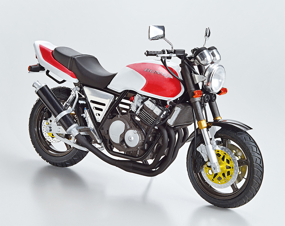 ホンダ NC31 CB400 SUPER FOUR '92 カスタムパーツ付き プラモデル (アオシマ ザ バイク No.053) 商品画像_2