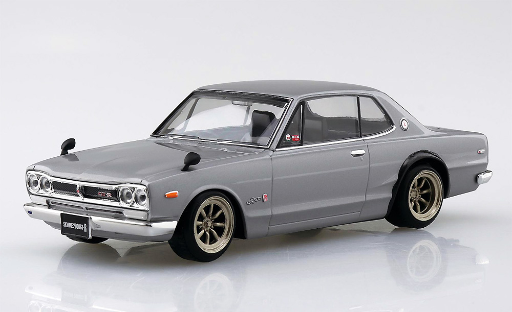 ニッサン スカイライン 2000GT-R カスタムホイール シルバー プラモデル (アオシマ ザ・スナップキット No.009-SP001) 商品画像_1