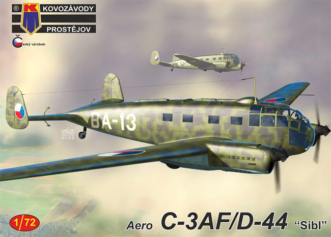 アエロ C-3AF/D-44 プラモデル (KPモデル 1/72 エアクラフト プラモデル No.KPM0330) 商品画像