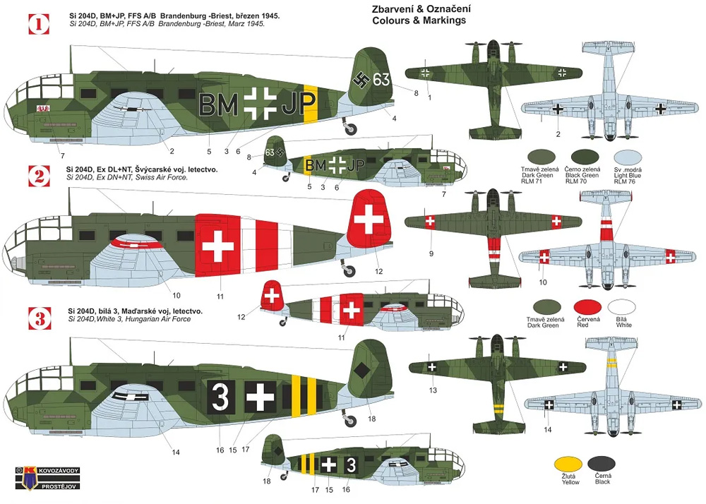 ジーベル Si204D プラモデル (KPモデル 1/72 エアクラフト プラモデル No.KPM0331) 商品画像_1