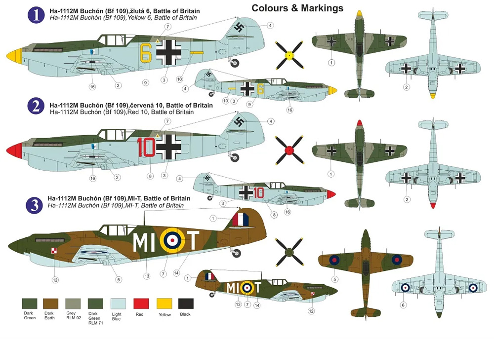 HA-1112M-1L ブチョン 映画スター プラモデル (AZ model 1/72 エアクラフト プラモデル No.AZ7669) 商品画像_1