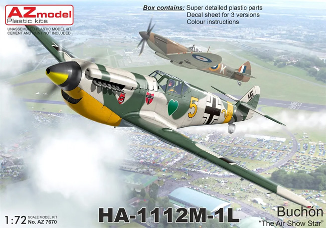 HA-1112M-1L ブチョン エアショースター プラモデル (AZ model 1/72 エアクラフト プラモデル No.AZ7670) 商品画像