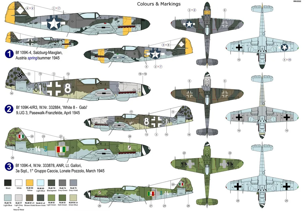 メッサーシュミット Bf109K-4 ラストチャンス プラモデル (AZ model 1/72 エアクラフト プラモデル No.AZ7819) 商品画像_1