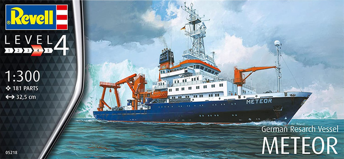 ドイツ 海洋調査船 ミーティア プラモデル (レベル Ships（艦船関係モデル） No.05218) 商品画像
