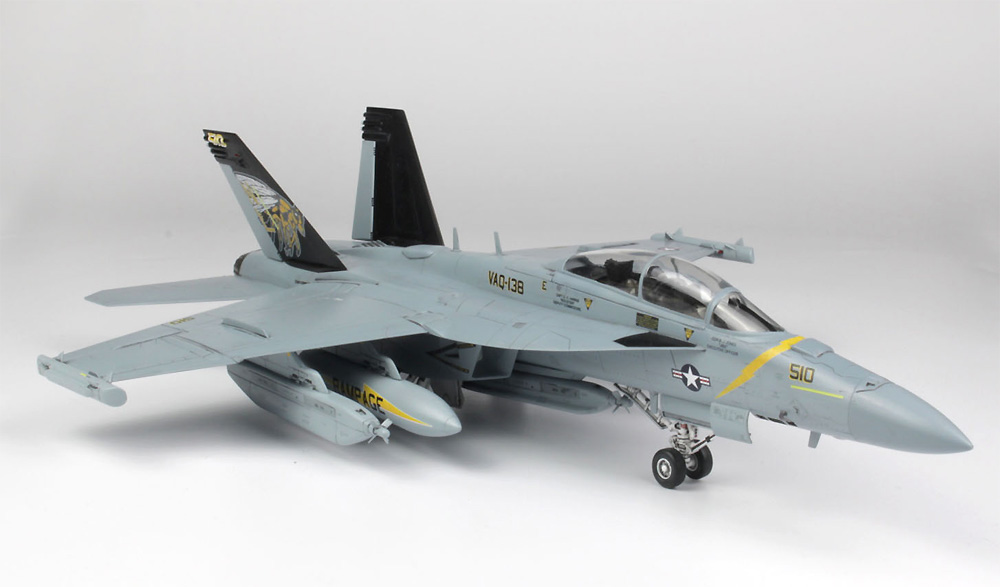 アメリカ海軍 電子戦機 EA-18G グラウラー VAQ-138 イエロージャケッツ プラモデル (プラッツ プラッツ×イタレリ 航空機シリーズ No.TPA-017) 商品画像_2