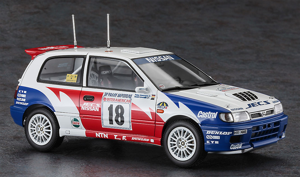 ニッサン パルサー (RNN14) GTI-R 1991 アクロポリスラリー プラモデル (ハセガワ 1/24 自動車 HCシリーズ No.HC-053) 商品画像_3