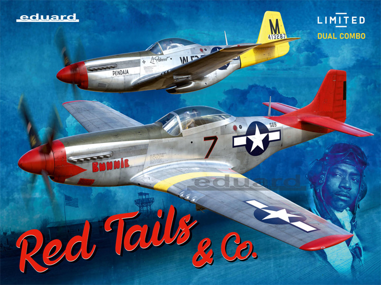 レッドテールズ P-51D デュアルコンボ プラモデル (エデュアルド 1/48 リミテッドエディション No.11159) 商品画像