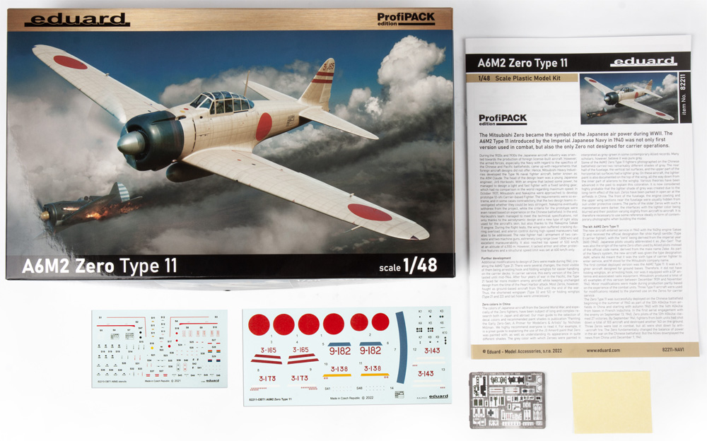 A6M2 零戦11型 プロフィパック プラモデル (エデュアルド 1/48 プロフィパック No.82211) 商品画像_1