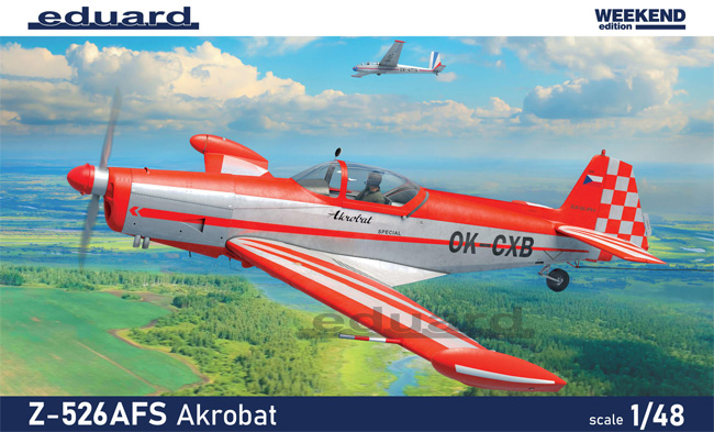 Z-526AFS アクロバット プラモデル (エデュアルド 1/48 ウィークエンド エディション No.84185) 商品画像