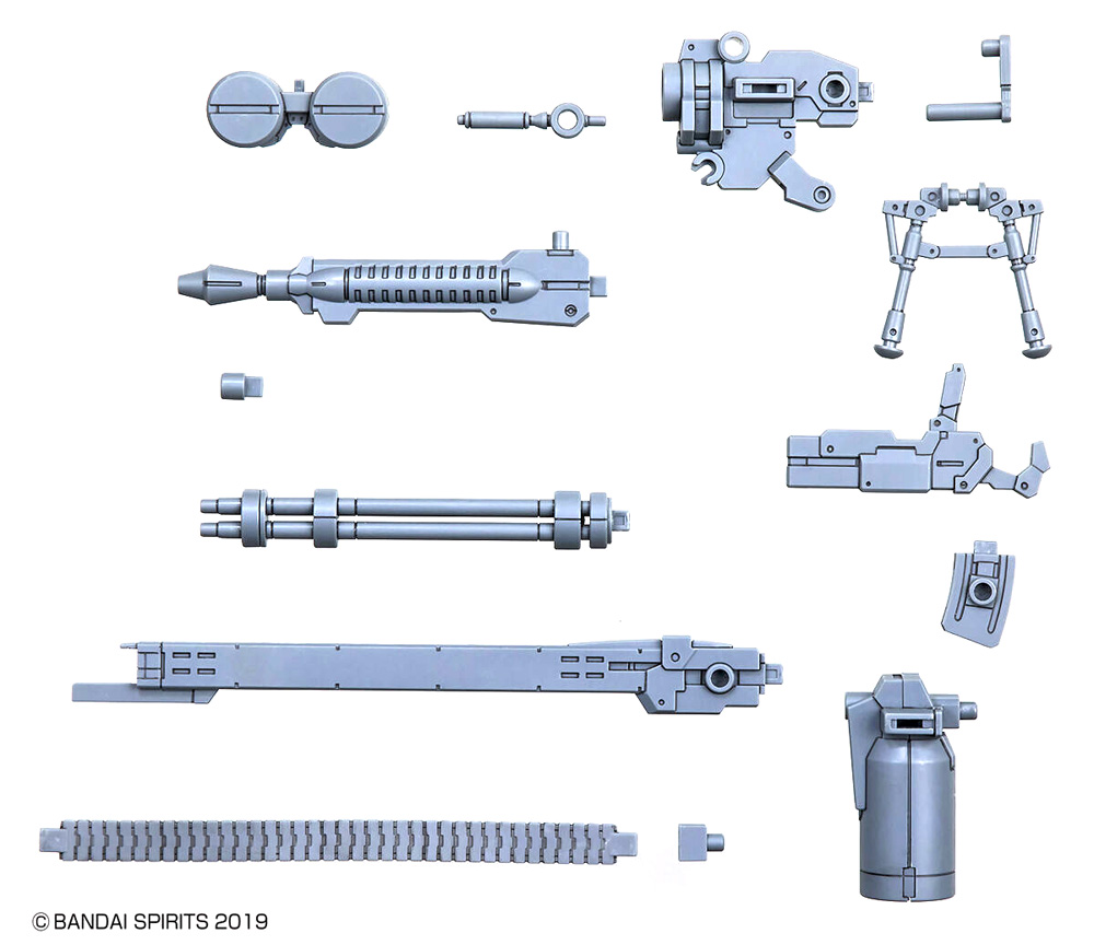 ガトリングユニット プラモデル (バンダイ 30 MINUTES MISSIONS オプションウェポン No.W-018) 商品画像_1