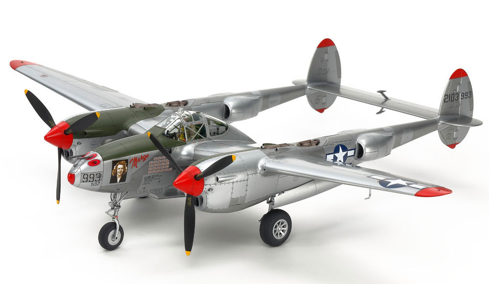 ロッキード P-38J ライトニング プラモデル (タミヤ 1/48 傑作機シリーズ No.123) 商品画像_1