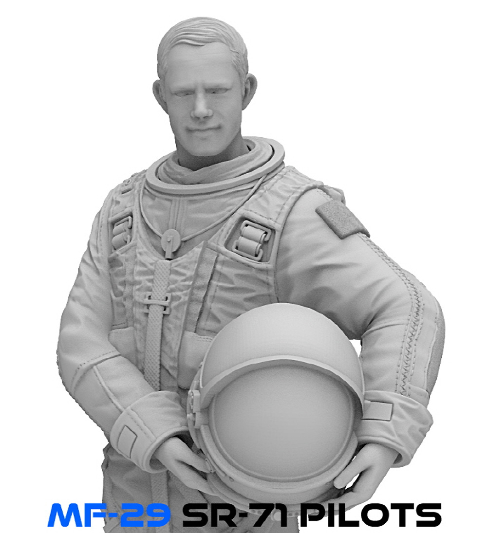 1/72 アメリカ空軍 戦略偵察機 SR-71 パイロット&RSOセット (2体セット) レジン (トリファクトリー MILITARY FIGURE SERIES No.MF-029C) 商品画像_3