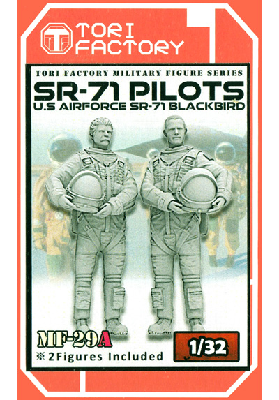 1/32 アメリカ空軍 戦略偵察機 SR-71 パイロット&RSOセット (2体セット) レジン (トリファクトリー MILITARY FIGURE SERIES No.MF-029A) 商品画像