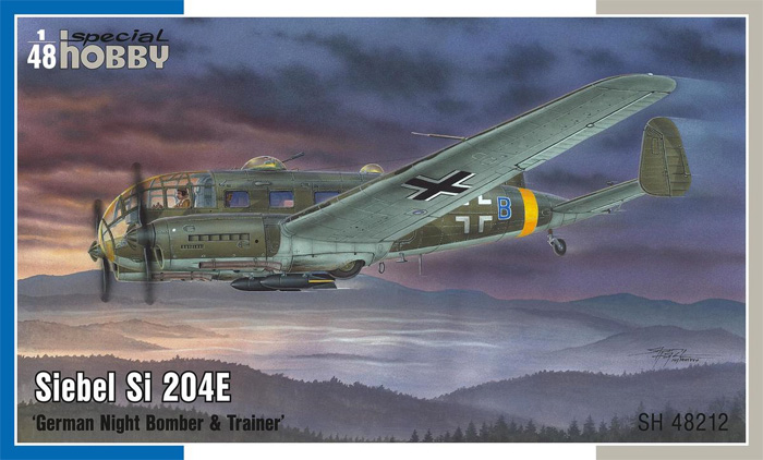 ジーベル Si204E ドイツ夜間爆撃機・練習機 プラモデル (スペシャルホビー 1/48 エアクラフト プラモデル No.SH48212) 商品画像