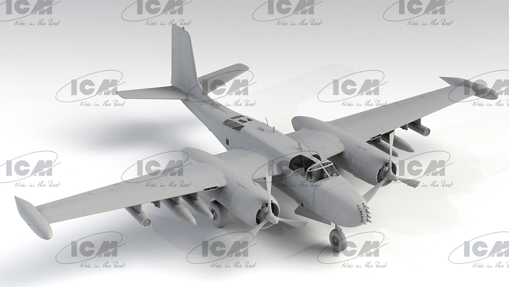 B-26K カウンターインベーダー 前期型 プラモデル (ICM 1/48 エアクラフト プラモデル No.48278) 商品画像_2
