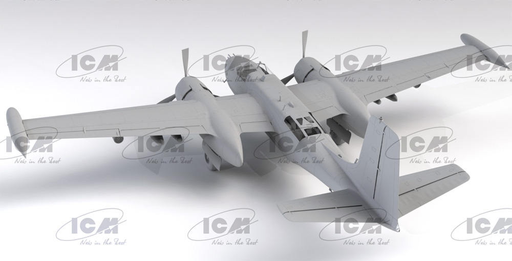 B-26K カウンターインベーダー 前期型 プラモデル (ICM 1/48 エアクラフト プラモデル No.48278) 商品画像_3