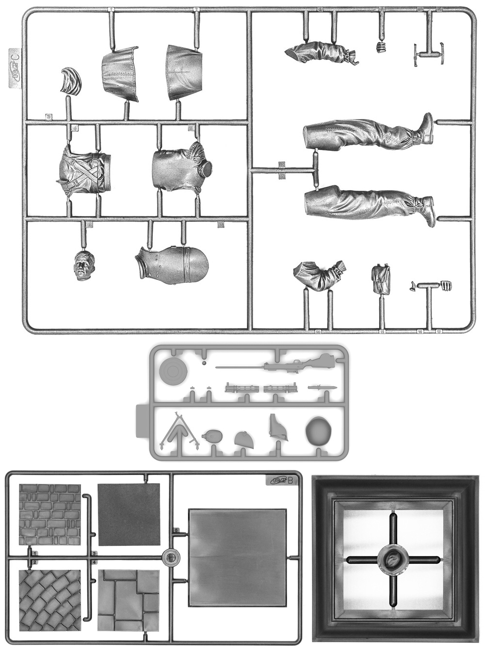 ソビエト突撃工兵 プラモデル (ICM 1/16 フィギュア No.16013) 商品画像_1