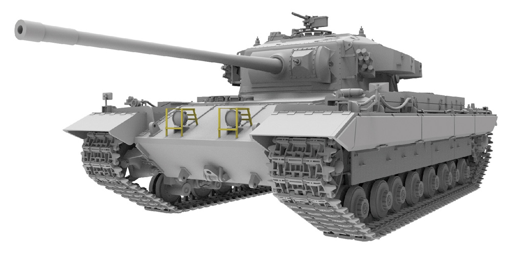 FV221 カーナーヴォン イギリス重戦車 プラモデル (アミュージングホビー 1/35 ミリタリー No.35A042) 商品画像_2