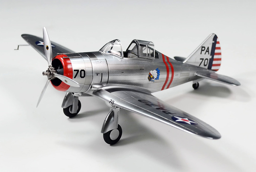 セバスキー P-35 USAAC 追撃機 プラモデル (ウルフパック ウルフパックデザイン プレミアムエディションキット No.WP14814) 商品画像_4