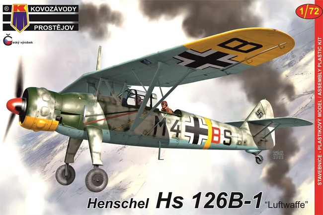 ヘンシェル Hs126B-1 ドイツ空軍 プラモデル (KPモデル 1/72 エアクラフト プラモデル No.KPM0336) 商品画像