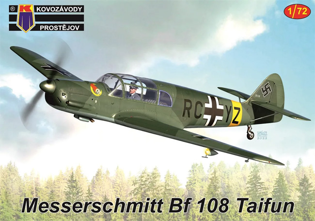 メッサーシュミット Bf108 タイフン プラモデル (KPモデル 1/72 エアクラフト プラモデル No.KPM0339) 商品画像