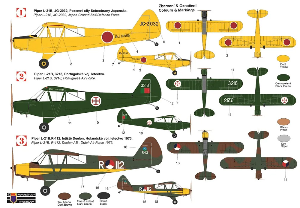 パイパー L-21B スーパーカブ プラモデル (KPモデル 1/72 エアクラフト プラモデル No.KPM0340) 商品画像_1