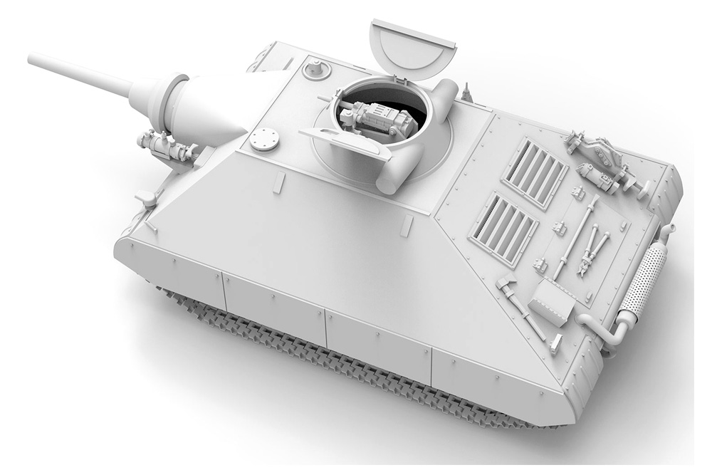 ドイツ軍 重小型戦車 2in1 プラモデル (ダス ヴェルク 1/35 ミリタリー No.DW35019) 商品画像_3