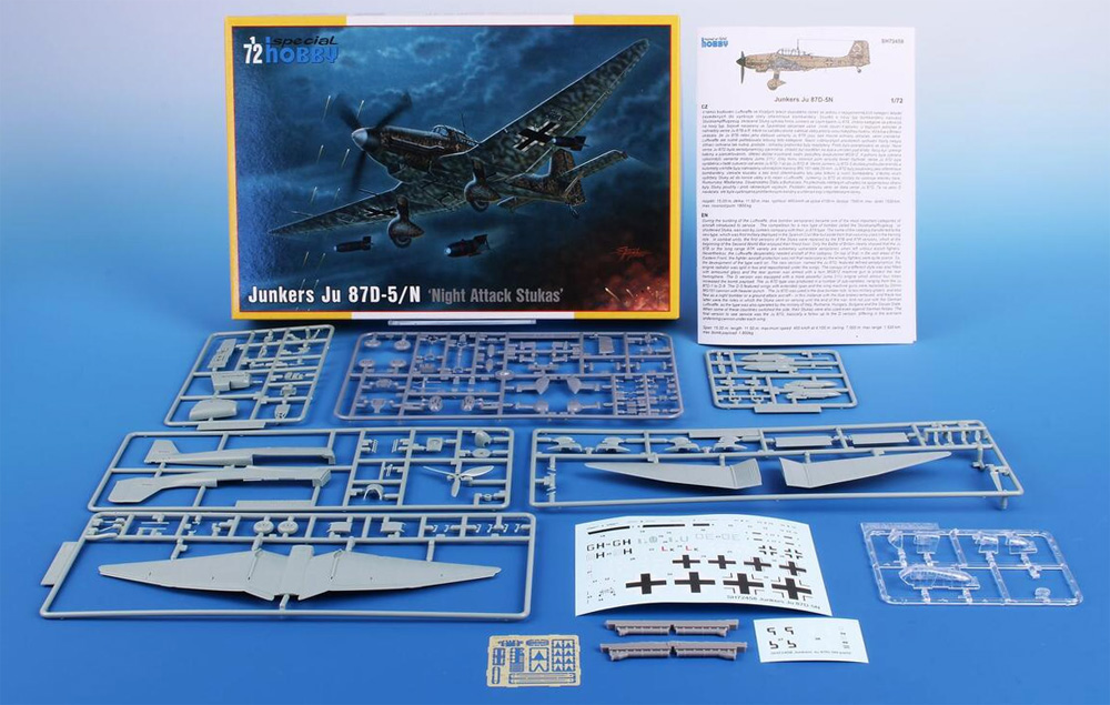 ユンカース Ju87D-5/N スツーカ 夜間攻撃機 プラモデル (スペシャルホビー 1/72 エアクラフト プラモデル No.SH72458) 商品画像_1