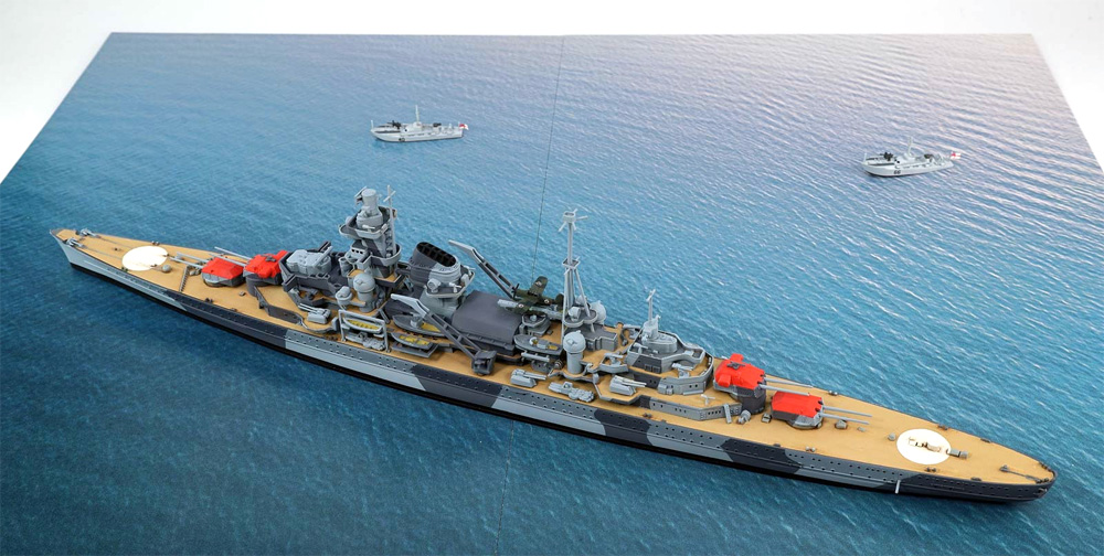 ドーバー海峡の戦い (ドイツ海軍 重巡洋艦 アドミラル・ヒッパー VS イギリス海軍 魚雷艇 ボスパー) プラモデル (ピットロード SPSシリーズ No.SPS027) 商品画像_2