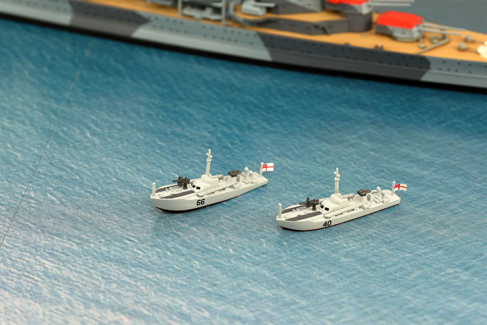 ドーバー海峡の戦い (ドイツ海軍 重巡洋艦 アドミラル・ヒッパー VS イギリス海軍 魚雷艇 ボスパー) プラモデル (ピットロード SPSシリーズ No.SPS027) 商品画像_4