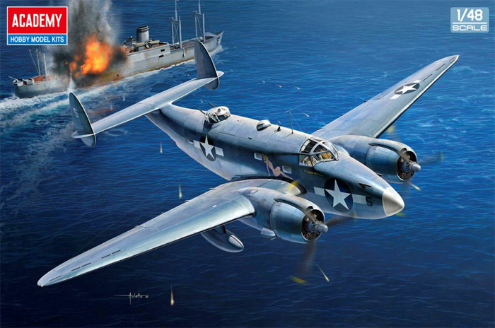 USN PV-1 ベンチュラ ソロモン諸島戦域 プラモデル (アカデミー 1/48 Aircrafts No.12347) 商品画像