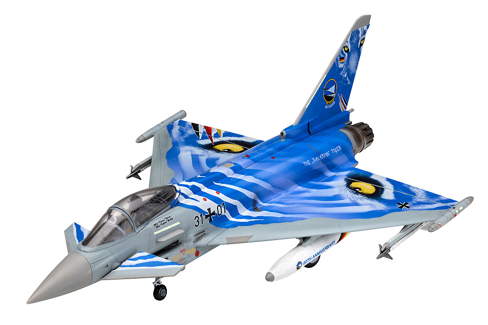 ユーロファイター タイフーン バイエルンタイガー 2021 プラモデル (レベル 1/72 Aircraft No.03818) 商品画像_2