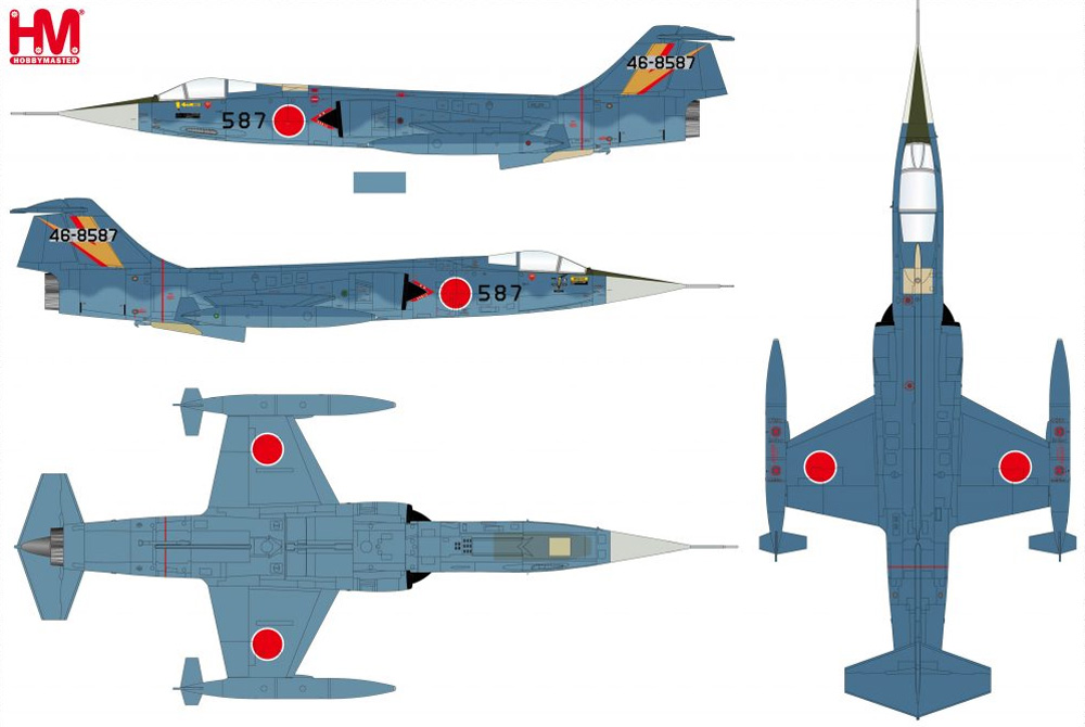 航空自衛隊 F-104J スターファイター 戦技競技会 1980 完成品 (ホビーマスター 1/72 エアパワー シリーズ （ジェット） No.HA1063) 商品画像_2