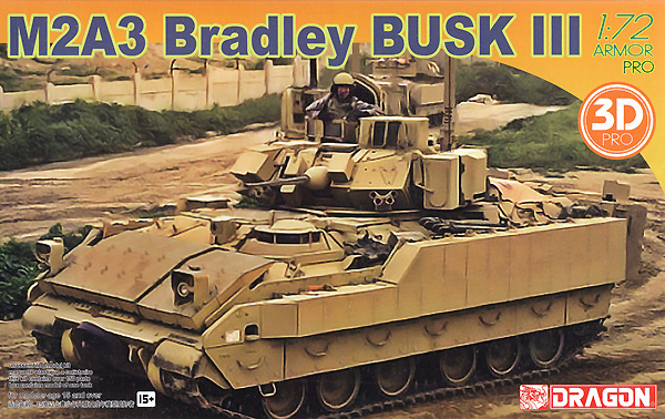 M2A3 ブラッドレー BUSK 3 ｗ/3Dパーツ プラモデル (ドラゴン 1/72 ARMOR PRO (アーマープロ) No.7678) 商品画像