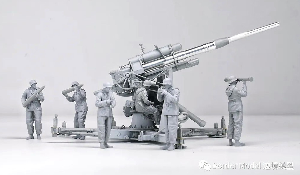 ドイツ 88mm砲 Flak36 w/砲兵フィギュア プラモデル (ボーダーモデル 1/35 ミリタリー No.BT-013) 商品画像_2