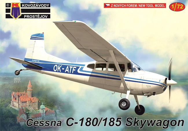 セスナ C-180/185 スカイワゴン プラモデル (KPモデル 1/72 エアクラフト プラモデル No.KPM0232) 商品画像