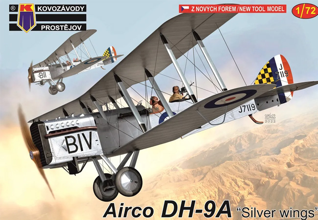 エアコー DH-9A シルバーウィング プラモデル (KPモデル 1/72 エアクラフト プラモデル No.KPM0312) 商品画像