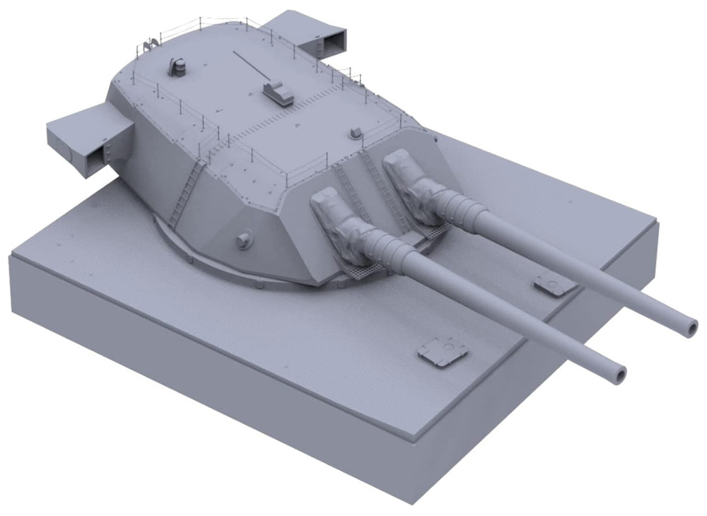 日本海軍 超大和型戦艦 51cm 一号主砲塔 プラモデル (ビーバー・コーポレーション ビーバー オリジナルキット No.72001) 商品画像_2