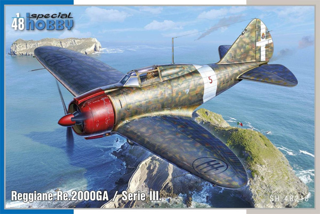 レジアーネ Re.2000GA セリエ3 プラモデル (スペシャルホビー 1/48 エアクラフト プラモデル No.SH48205) 商品画像