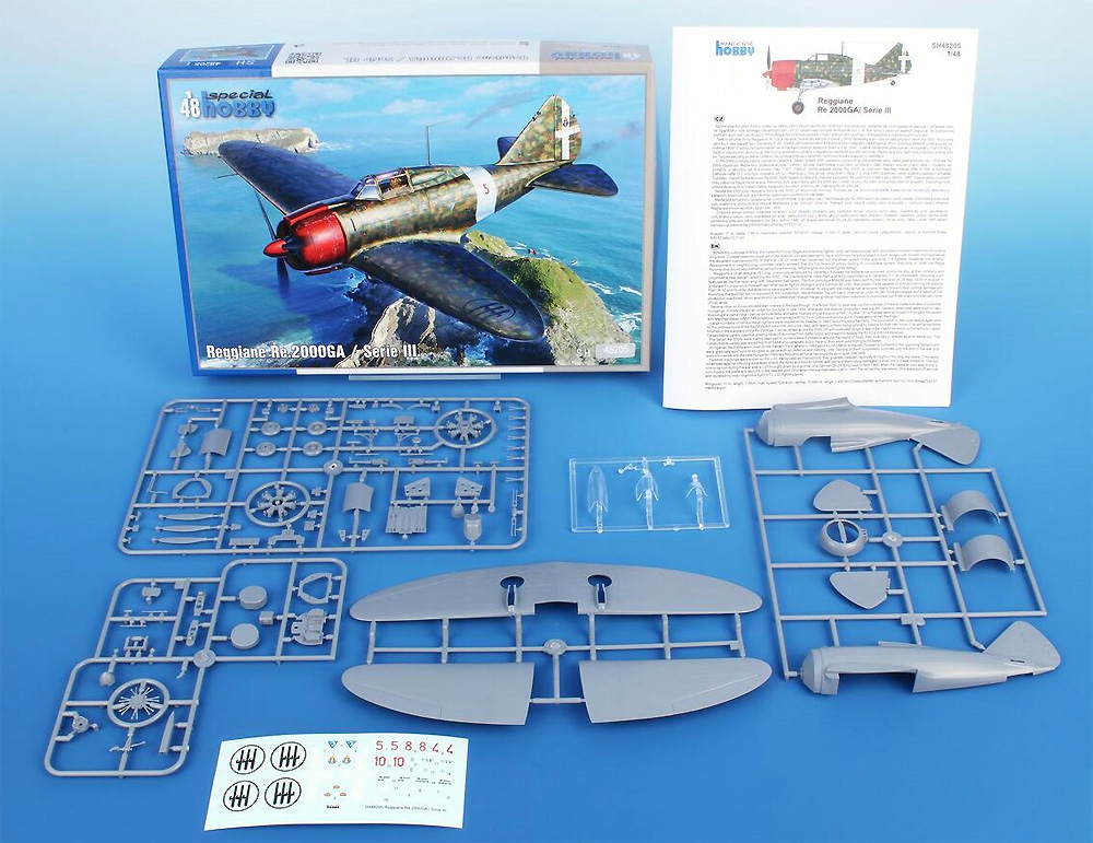 レジアーネ Re.2000GA セリエ3 プラモデル (スペシャルホビー 1/48 エアクラフト プラモデル No.SH48205) 商品画像_1