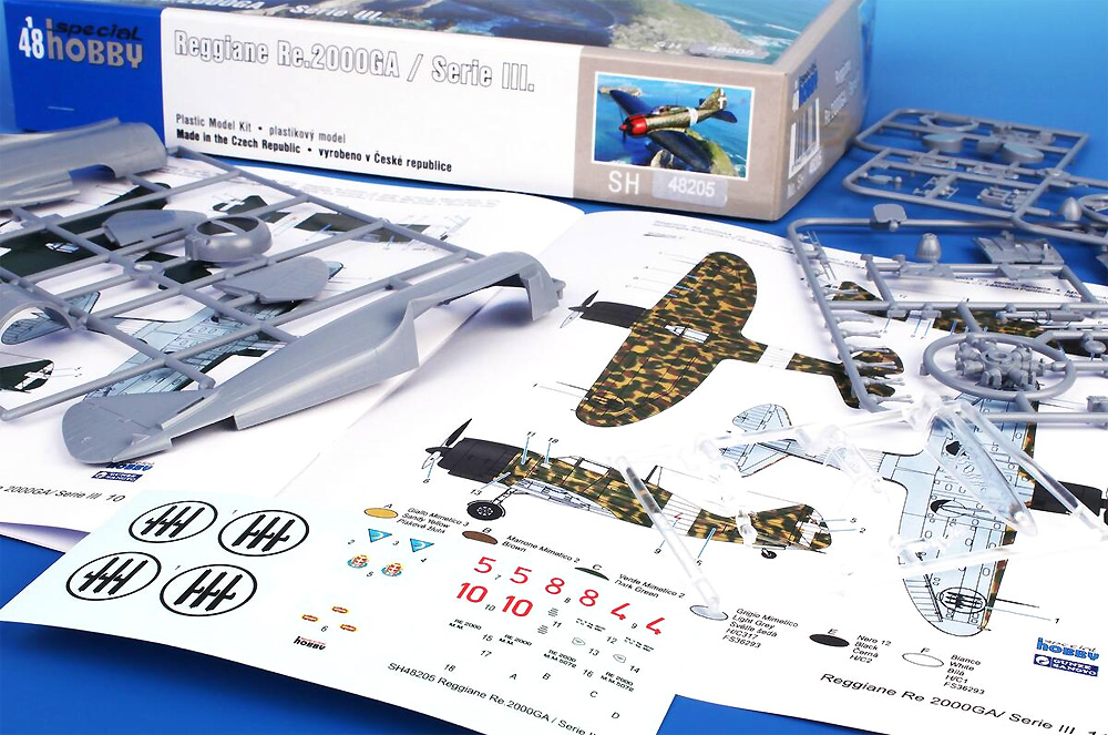 レジアーネ Re.2000GA セリエ3 プラモデル (スペシャルホビー 1/48 エアクラフト プラモデル No.SH48205) 商品画像_2