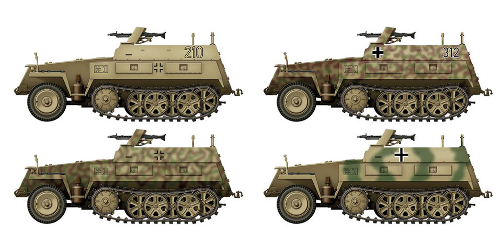 le.SPW Sd.Kfz.250/1 B型 (ノイ) ハーフトラック プラモデル (ダス ヴェルク 1/35 ミリタリー No.DW35029) 商品画像_2