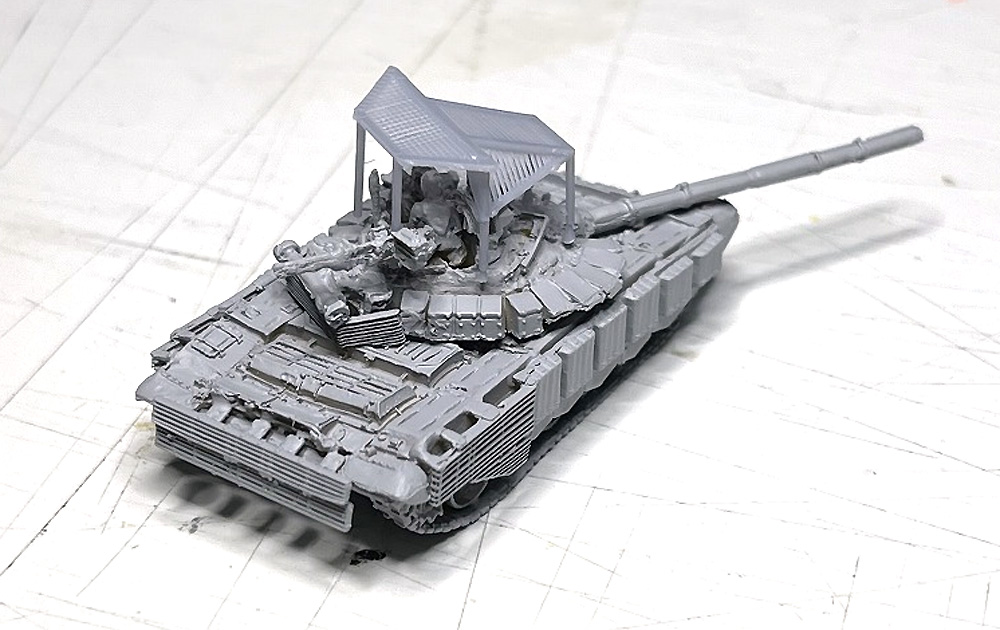 T-72B3M レジン (マツオカステン 1/144 オリジナルレジンキャストキット （AFV） No.MTUAFV-121) 商品画像_3