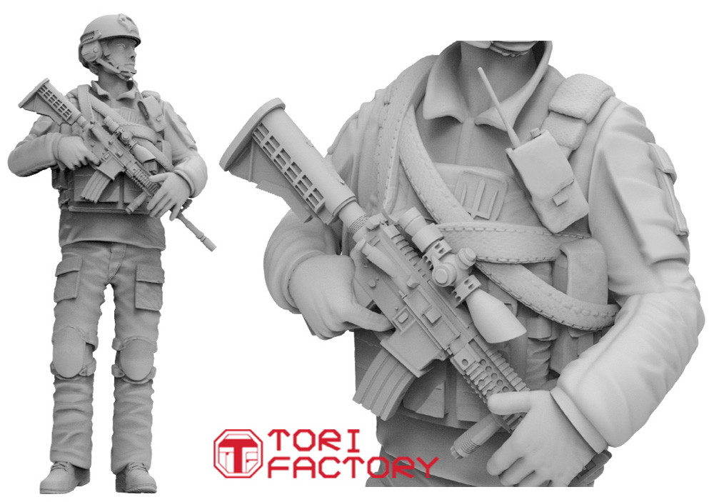 1/35 日本人義勇兵 1 レジン (トリファクトリー MILITARY FIGURE SERIES No.MF-031A) 商品画像_1