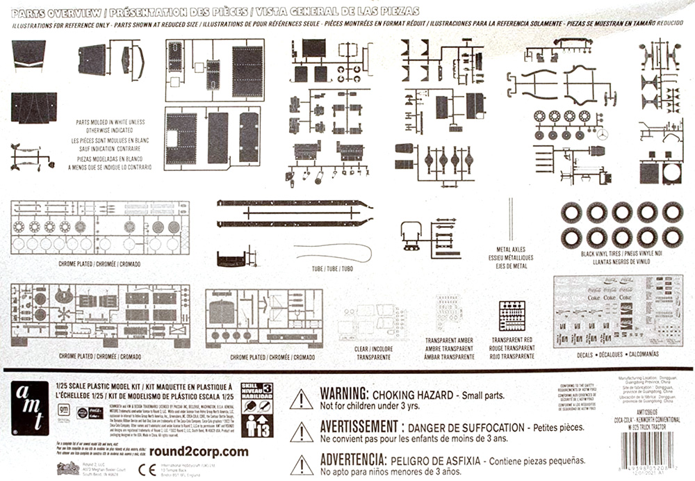 ケンワース W925 コンベンショナル コカ・コーラ プラモデル (amt 1/25 カーモデル No.AMT1286/06) 商品画像_1