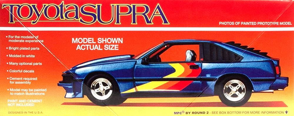トヨタ スープラ 1983 プラモデル (MPC 1/25 カーモデル No.MPC891/12) 商品画像_2