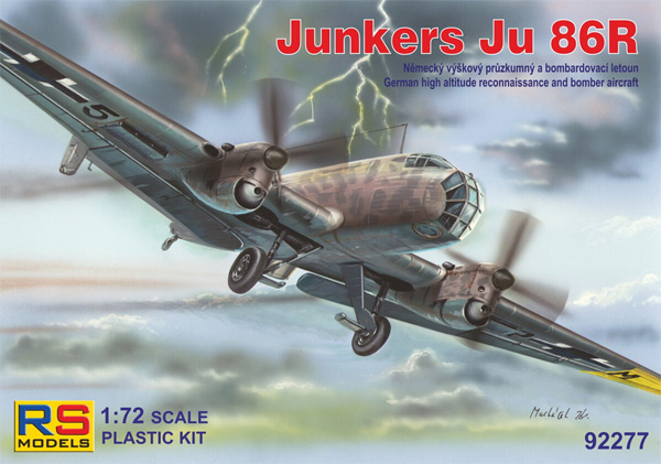ユンカース Ju86R プラモデル (RSモデル 1/72 エアクラフト プラモデル No.92277) 商品画像